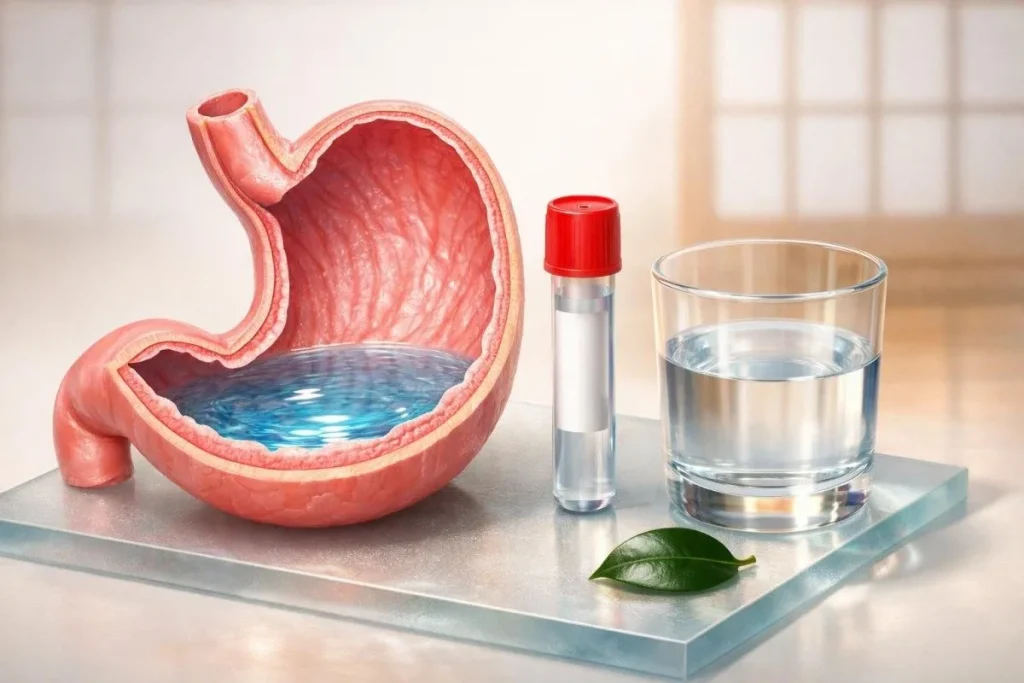can-i-drink-water-before-blood-test-fasting-rules-fasting-water-stomach-lab-tube-3d
